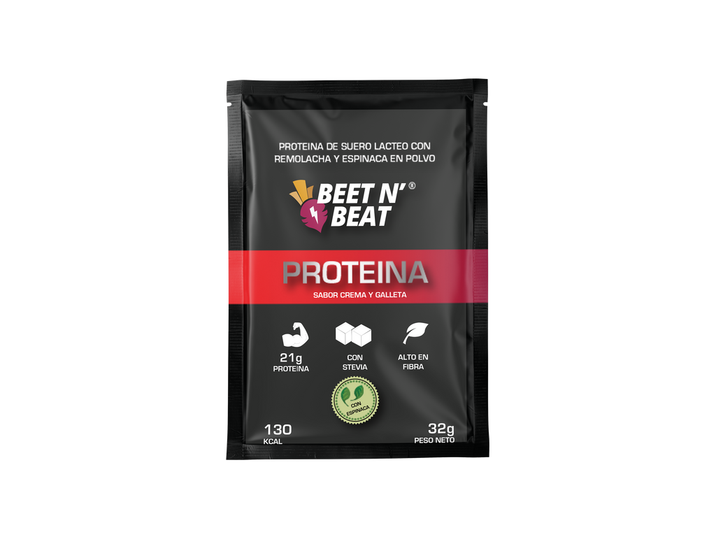Sachet Proteína con Remolacha y Espinaca Beet N' Beat