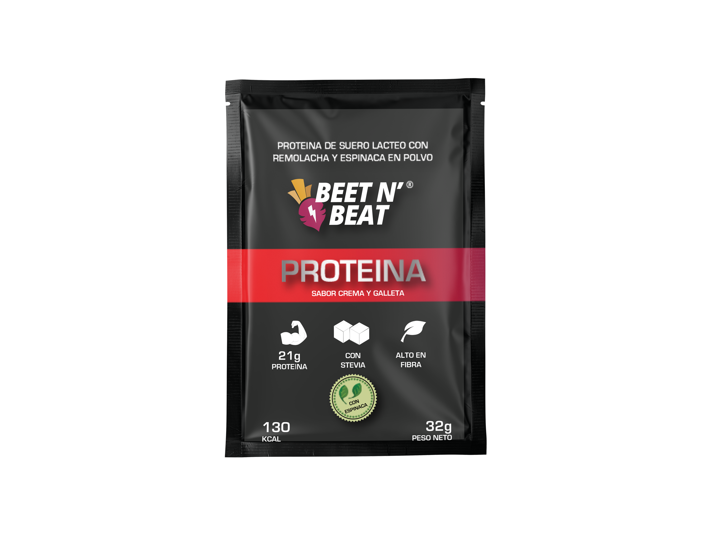 Sachet Proteína con Remolacha y Espinaca Beet N' Beat