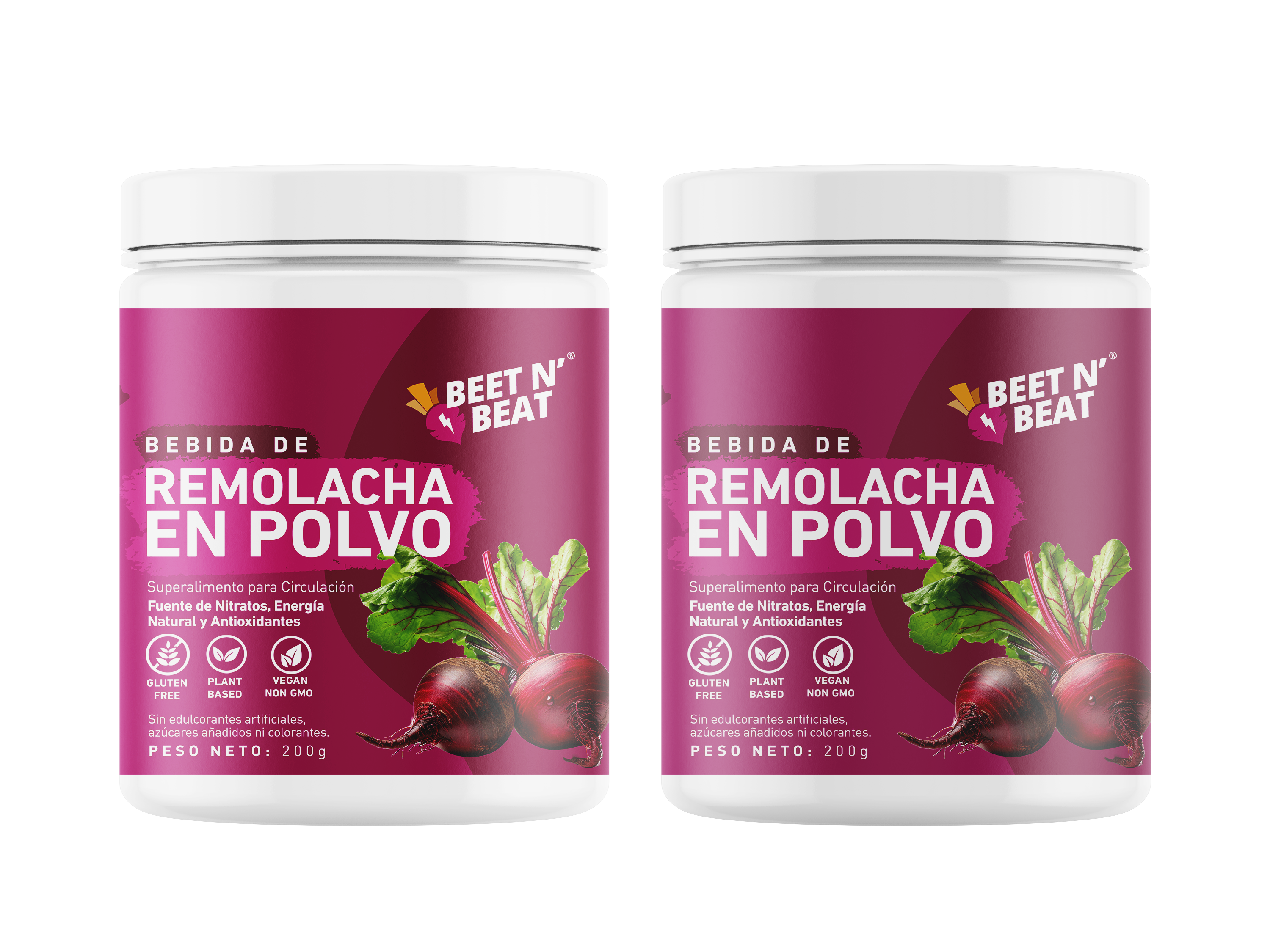2 Remolachas en Polvo Beet N' Beat